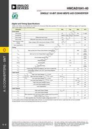 HMCAD1041-40 Datasheet Page 5