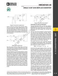 HMCAD1041-40 Datasheet Page 10