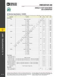 HMCAD1041-80 Datasheet Page 3