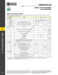 HMCAD1041-80 Datasheet Page 5