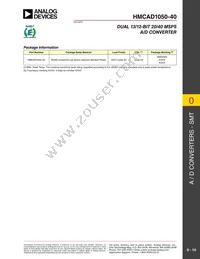 HMCAD1050-40 Datasheet Page 14