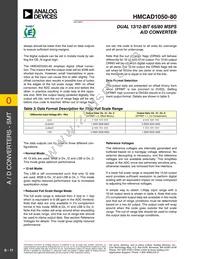 HMCAD1050-80 Datasheet Page 11