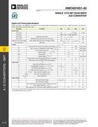 HMCAD1051-40 Datasheet Page 5