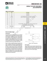 HMCAD1051-40 Datasheet Page 8