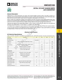 HMCAD1100 Datasheet Page 2