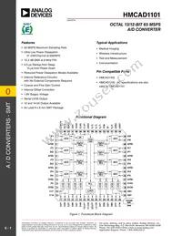 HMCAD1101 Datasheet Cover
