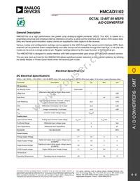 HMCAD1102 Datasheet Page 2