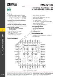 HMCAD1510 Datasheet Cover