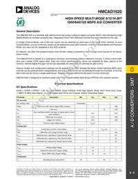 HMCAD1520 Datasheet Page 2