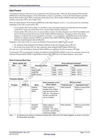 HN58X25256FPIAG#S0 Datasheet Page 17