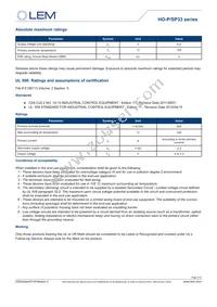 HO 10-P/SP33 Datasheet Page 2