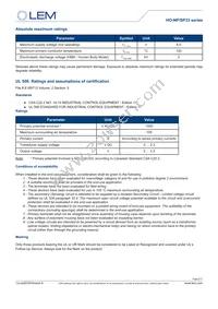 HO 15-NP/SP33-1000 Datasheet Page 2