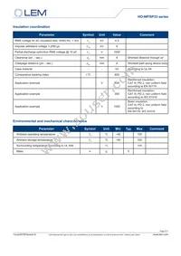 HO 15-NP/SP33-1000 Datasheet Page 3