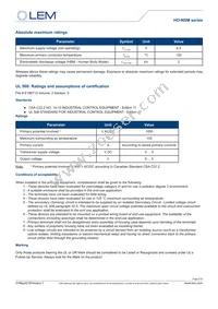 HO 15-NSM-0000 Datasheet Page 2