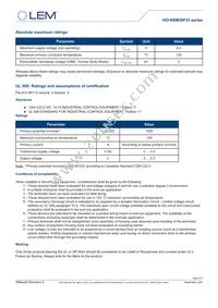 HO 15-NSM/SP33-1000 Datasheet Page 2