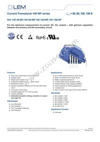 HO 150-NP Datasheet Cover