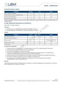 HO 150-NP Datasheet Page 2