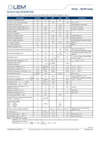 HO 150-NP Datasheet Page 5