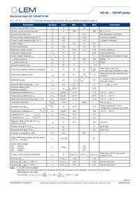 HO 150-NP Datasheet Page 6