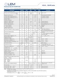 HO 150-NP Datasheet Page 7