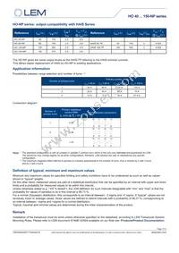 HO 150-NP Datasheet Page 11