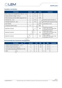 HO 25-NP-0000 Datasheet Page 3