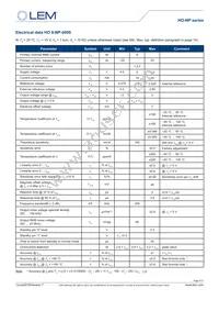 HO 25-NP-0000 Datasheet Page 4