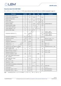 HO 25-NP-0000 Datasheet Page 6