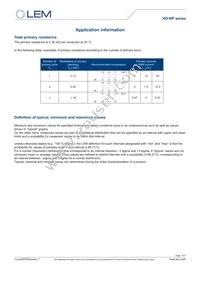 HO 25-NP-0000 Datasheet Page 14