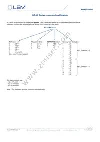 HO 25-NP-0000 Datasheet Page 15