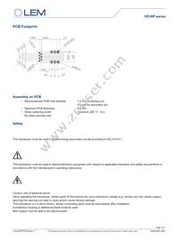 HO 25-NP-0000 Datasheet Page 16