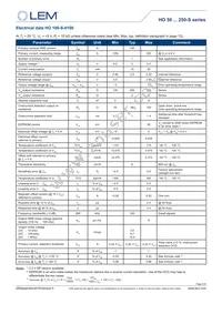 HO 50-S Datasheet Page 5