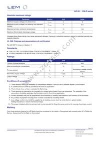 HO 6-P Datasheet Page 2