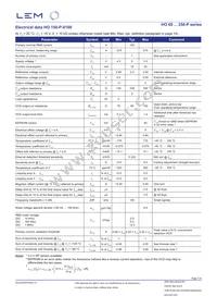 HO 6-P Datasheet Page 7