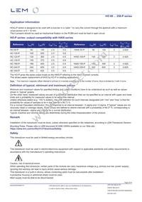 HO 6-P Datasheet Page 14