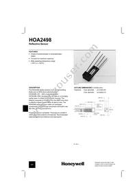 HOA2498-003 Datasheet Cover