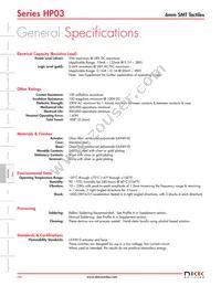 HP0315AFKP2-S Datasheet Cover