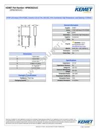 HP06CB224JC Datasheet Cover