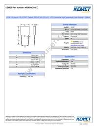 HP06DW254KC Datasheet Cover