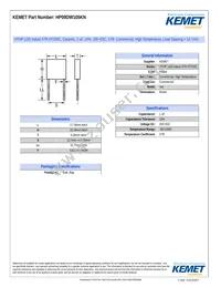 HP09DW105KN Datasheet Cover