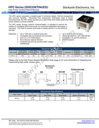 HPC12FT5R00 Datasheet Cover