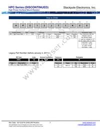 HPC12FT5R00 Datasheet Page 3