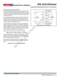 HPQ-12/25-D48NBL1-C Datasheet Page 15