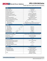 HPQ-3.3/50-D48N-C Datasheet Page 4