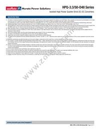 HPQ-3.3/50-D48N-C Datasheet Page 5