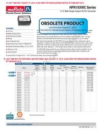 HPR100WC Datasheet Cover