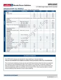 HPR117VC Datasheet Page 2