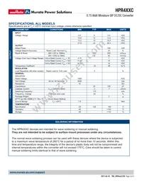 HPR405C Datasheet Page 2