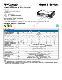 HQA2W085W150V-N07-S Datasheet Cover