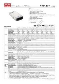 HRP-300-15 Datasheet Cover